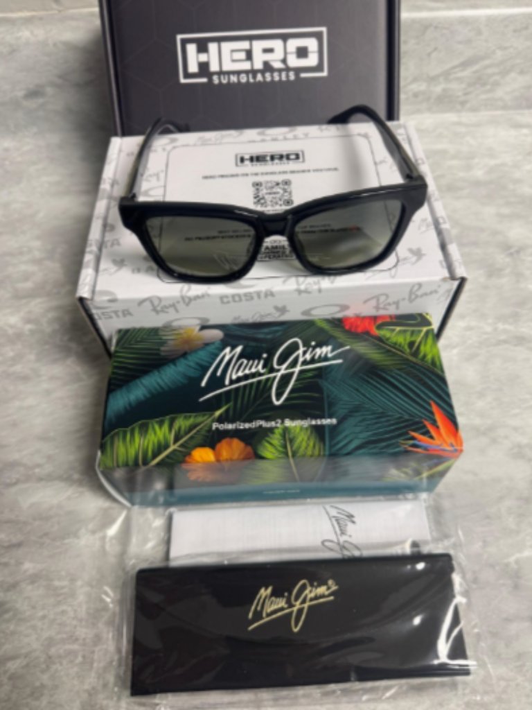 Maui Jim | New | Hanohano | Gs644 - 14a | Black | Neutral Grey